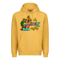 Mustard oh holy night with sunflower and cross Premium Hoodie - AdoDesignShop