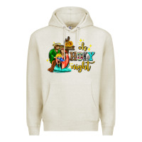 Oatmeal Heather oh holy night with sunflower and cross Premium Hoodie - AdoDesignShop