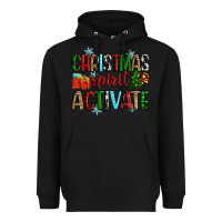 Black christmas spirit activite Heavyweight Hoodie - Zillion Design Studio
