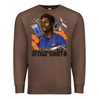 Chestnut afro man nurse life Premium Sweatshirt - texasbilliewilder