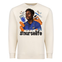 Sandshell afro man nurse life Premium Sweatshirt - texasbilliewilder