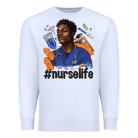 White afro man nurse life Premium Sweatshirt - texasbilliewilder