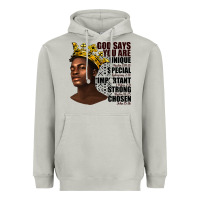 Moon Dust afro man god says you are Heavyweight Hoodie - texasbilliewilder