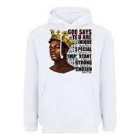 White afro man god says you are Heavyweight Hoodie - texasbilliewilder