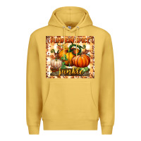 Antique Gold pumpkin spice junkie tumbler Premium Hoodie - BundleAndBundleShop