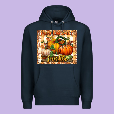 Pumpkin Spice Junkie Tumbler Premium Hoodie Designed By Bundleandbundleshop