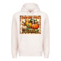 Pale Pink pumpkin spice junkie tumbler Premium Hoodie - BundleAndBundleShop