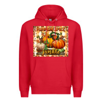 Red pumpkin spice junkie tumbler Premium Hoodie - BundleAndBundleShop