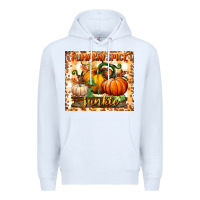 White pumpkin spice junkie tumbler Premium Hoodie - BundleAndBundleShop