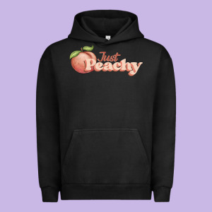 Just Peachy Urban Hoodie Designed By Jahusdesignshop