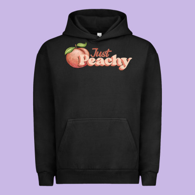 Just Peachy Urban Hoodie Designed By Jahusdesignshop