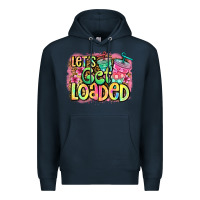 Navy let's get loaded Premium Hoodie - Jasminsmagicworld