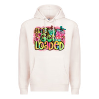 Pale Pink let's get loaded Premium Hoodie - Jasminsmagicworld