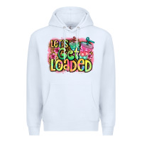 White let's get loaded Premium Hoodie - Jasminsmagicworld