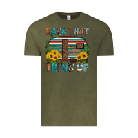 Vintage Olive back that thing up Vintage Tee - Artiststas