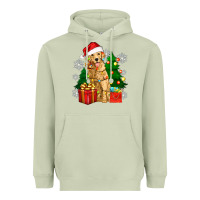 Matcha christmas golden dog Heavyweight Hoodie - Zillion Design Studio