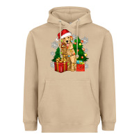 Mushroom christmas golden dog Heavyweight Hoodie - Zillion Design Studio