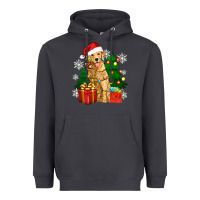 Smoke christmas golden dog Heavyweight Hoodie - Zillion Design Studio