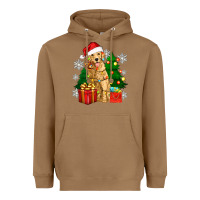 Toasted Coconut christmas golden dog Heavyweight Hoodie - Zillion Design Studio