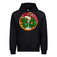 Black Christmas martini Urban Hoodie - AdoDesignShop