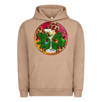Pigment Burro Christmas martini Urban Hoodie - AdoDesignShop