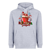 Heather Grey hot cocoa  season Heavyweight Hoodie - Zillion Design Studio