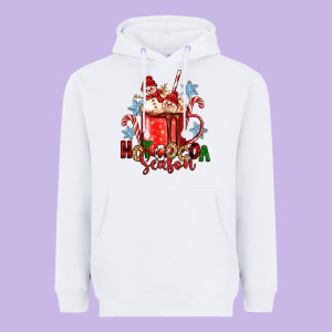 Hot Cocoa  Season Heavyweight Hoodie Designed By Zillion Design Studio