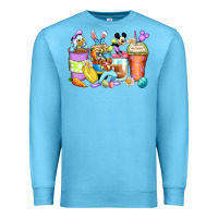 Ocean Blue easter cartoon characters coffee cups Premium Sweatshirt - Zillion Design Studio