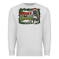 Dove Grey merry and bright pitbull with farm Premium Sweatshirt - RanaPortraitStore