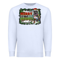 White merry and bright pitbull with farm Premium Sweatshirt - RanaPortraitStore
