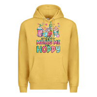 Antique Gold easter coffee makes me so hoppy Premium Hoodie - Jasminsmagicworld