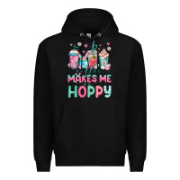 Black easter coffee makes me so hoppy Premium Hoodie - Jasminsmagicworld