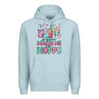 Blue Mist easter coffee makes me so hoppy Premium Hoodie - Jasminsmagicworld