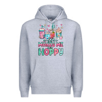 Heather Grey easter coffee makes me so hoppy Premium Hoodie - Jasminsmagicworld