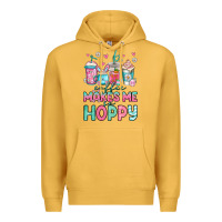 Mustard easter coffee makes me so hoppy Premium Hoodie - Jasminsmagicworld