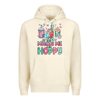 Easter Coffee Makes Me So Hoppy Premium Hoodie | Teevron