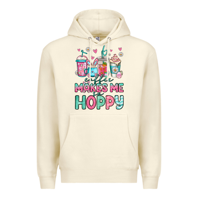 Easter Coffee Makes Me So Hoppy Premium Hoodie by Jasminsmagicworld | Teevron