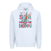 White easter coffee makes me so hoppy Premium Hoodie - Jasminsmagicworld
