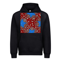 Black Glitter 4th of July Seamless Pattern Urban Hoodie - BundleAndBundleShop