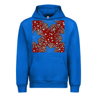 Cobalt Glitter 4th of July Seamless Pattern Urban Hoodie - BundleAndBundleShop
