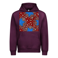Mauve Wine Glitter 4th of July Seamless Pattern Urban Hoodie - BundleAndBundleShop