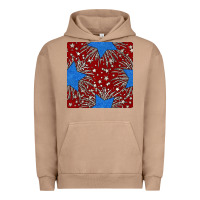 Pigment Burro Glitter 4th of July Seamless Pattern Urban Hoodie - BundleAndBundleShop