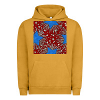 Pigment Peanut Butter Glitter 4th of July Seamless Pattern Urban Hoodie - BundleAndBundleShop