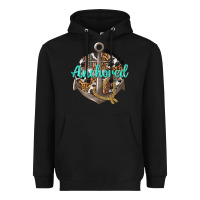 Black anchored hebrews 6 19 Heavyweight Hoodie - texasbilliewilder