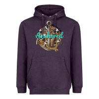 Plum anchored hebrews 6 19 Heavyweight Hoodie - texasbilliewilder