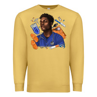 Antique Gold afro man nurse Premium Sweatshirt - texasbilliewilder