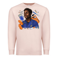 Pale Pink afro man nurse Premium Sweatshirt - texasbilliewilder