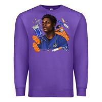 Purple afro man nurse Premium Sweatshirt - texasbilliewilder