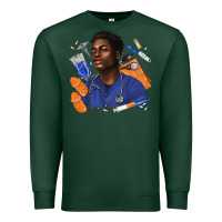Sports Green afro man nurse Premium Sweatshirt - texasbilliewilder