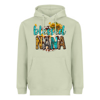 Matcha blessed nana with sunflowers Heavyweight Hoodie - texasbilliewilder